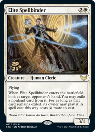 Elite Spellbinder [Strixhaven: School of Mages Prerelease Promos] | Odin's Place