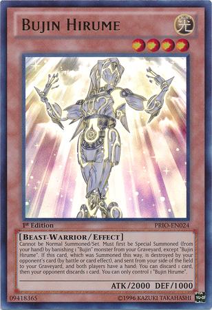 Bujin Hirume [PRIO-EN024] Ultra Rare | Odin's Place