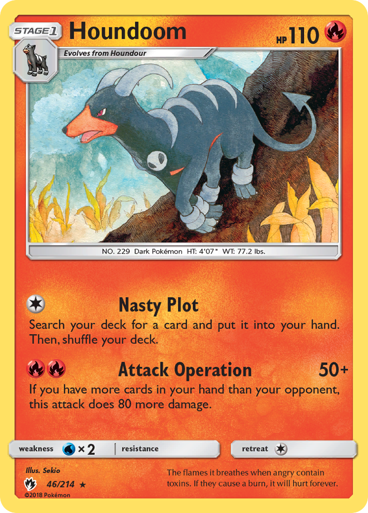 Houndoom (46/214) [Sun & Moon: Lost Thunder] | Odin's Place