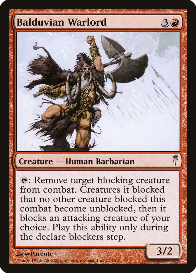 Balduvian Warlord (77) [Coldsnap] | Odin's Place