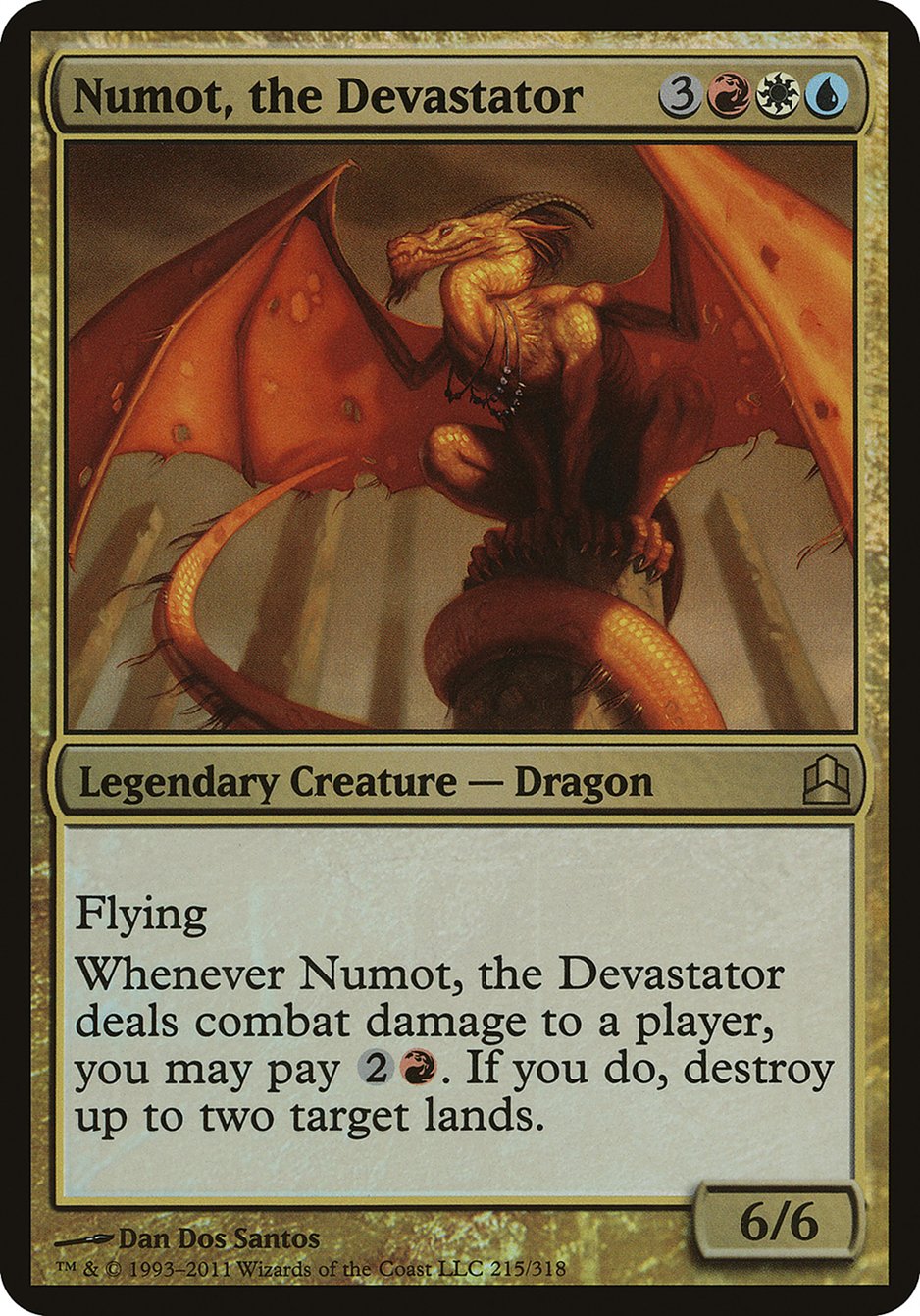 Numot, the Devastator (215) (Oversized) [Commander 2011 Oversized] | Odin's Place