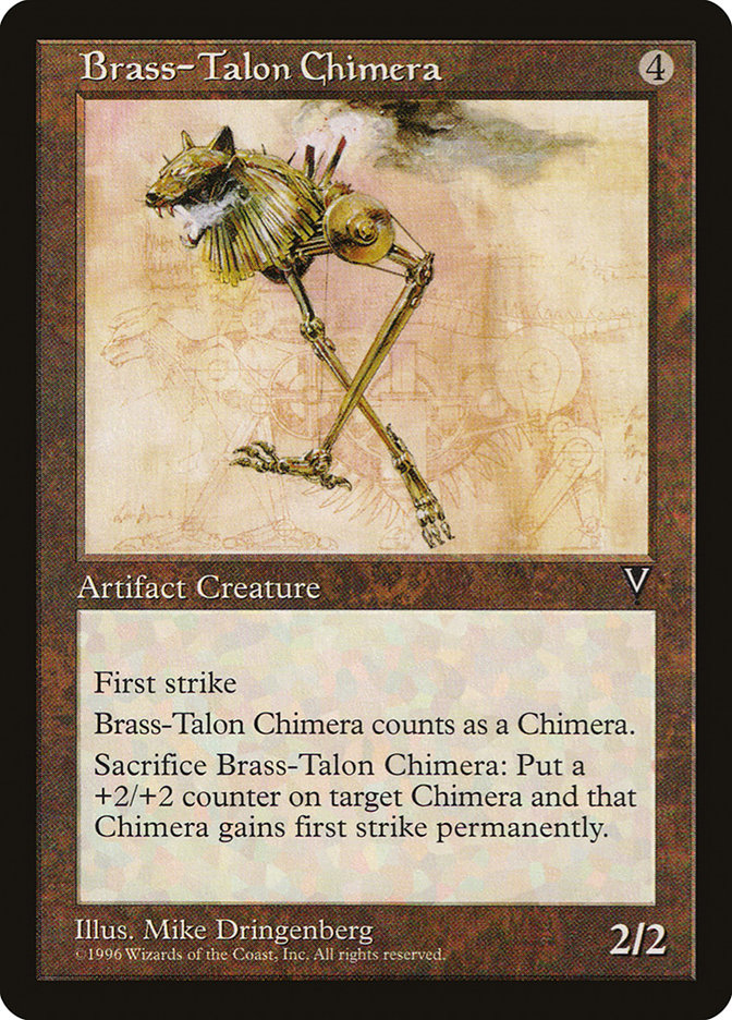 Brass-Talon Chimera (142) [Visions] | Odin's Place