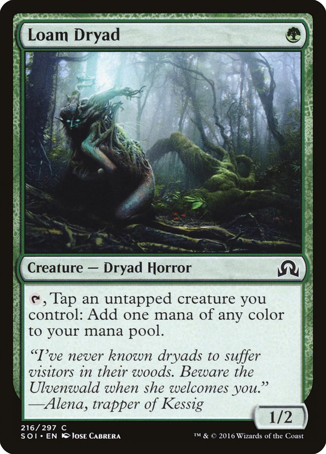Loam Dryad (216) [Shadows over Innistrad] | Odin's Place