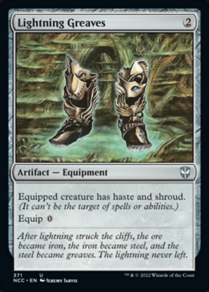 Lightning Greaves [Streets of New Capenna Commander] | Odin's Place