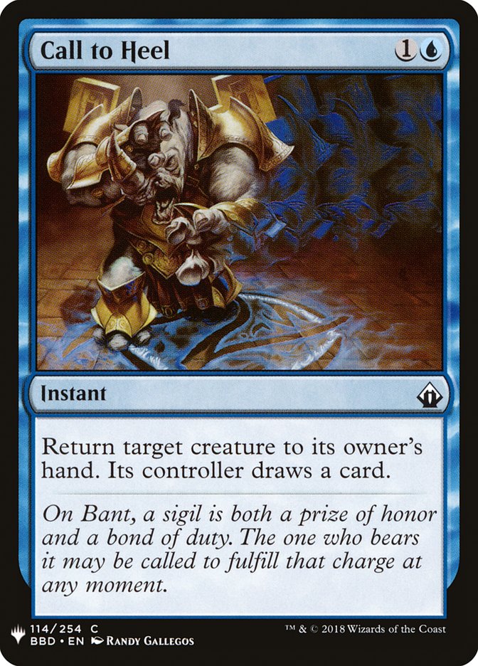 Call to Heel [Mystery Booster] | Odin's Place
