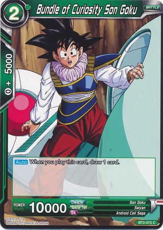 Bundle of Curiosity Son Goku (BT2-072) [Union Force] | Odin's Place