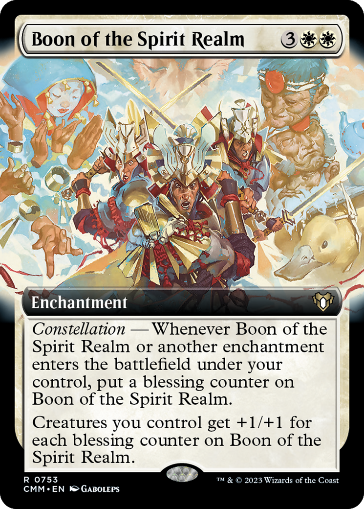 Boon of the Spirit Realm (Extended Art) [Commander Masters] | Odin's Place