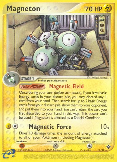 Magneton (17/97) [EX: Dragon] | Odin's Place