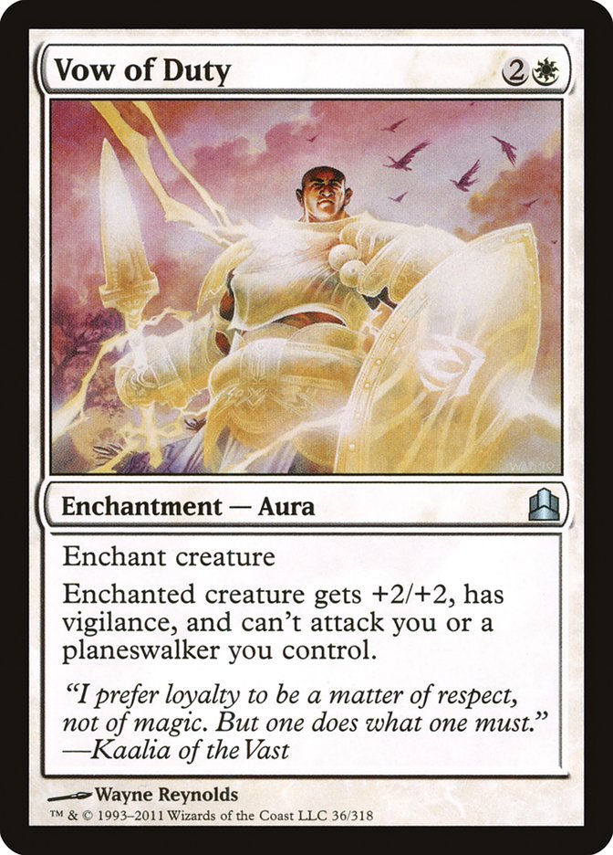 Vow of Duty (36) [Commander 2011] | Odin's Place
