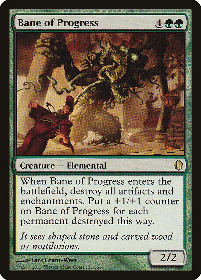 Bane of Progress (137) [Commander 2013] | Odin's Place