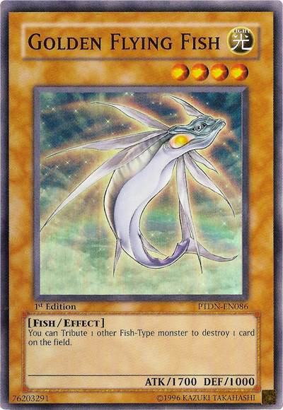 Golden Flying Fish [PTDN-EN086] Super Rare | Odin's Place