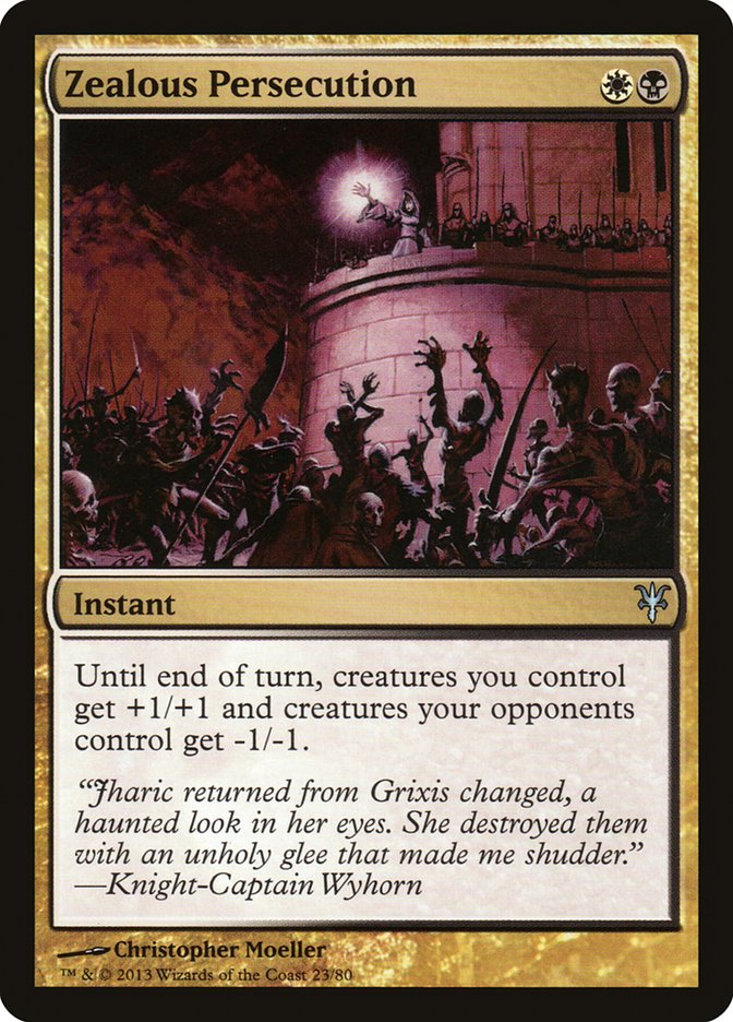 Zealous Persecution (23) [Duel Decks: Sorin vs. Tibalt] | Odin's Place