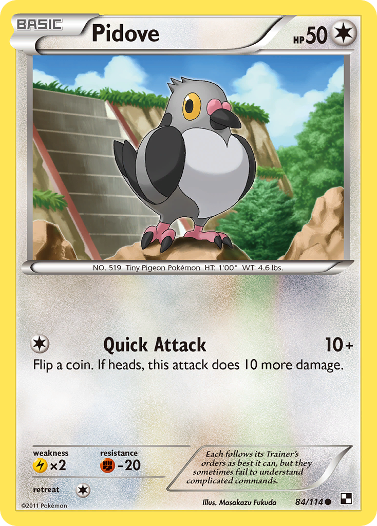 Pidove (84/114) [Black & White: Base Set] | Odin's Place