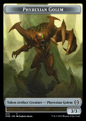 Phyrexian Mite (011) // Phyrexian Golem Double-Sided Token [Phyrexia: All Will Be One Tokens] | Odin's Place