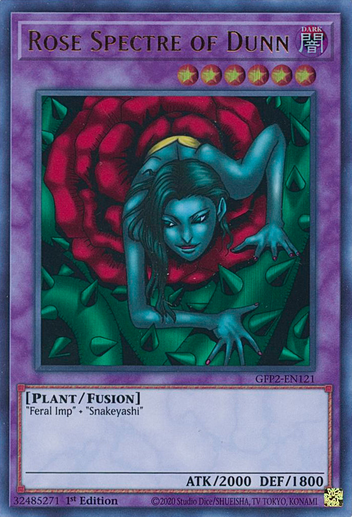 Rose Spectre of Dunn [GFP2-EN121] Ultra Rare | Odin's Place