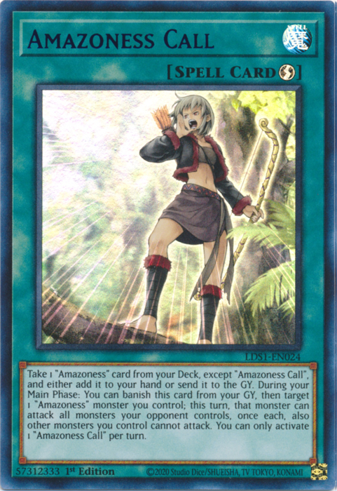 Amazoness Call (Blue) [LDS1-EN024] Ultra Rare | Odin's Place