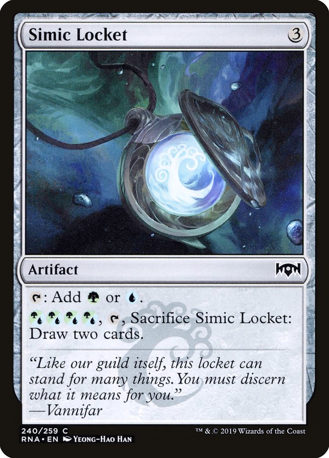 Simic Locket (240) [Ravnica Allegiance] | Odin's Place