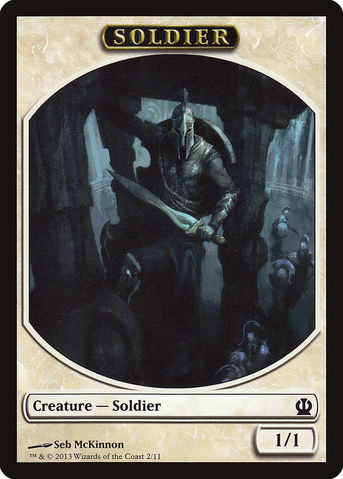 Soldier Token (2/11) [Theros Tokens] | Odin's Place