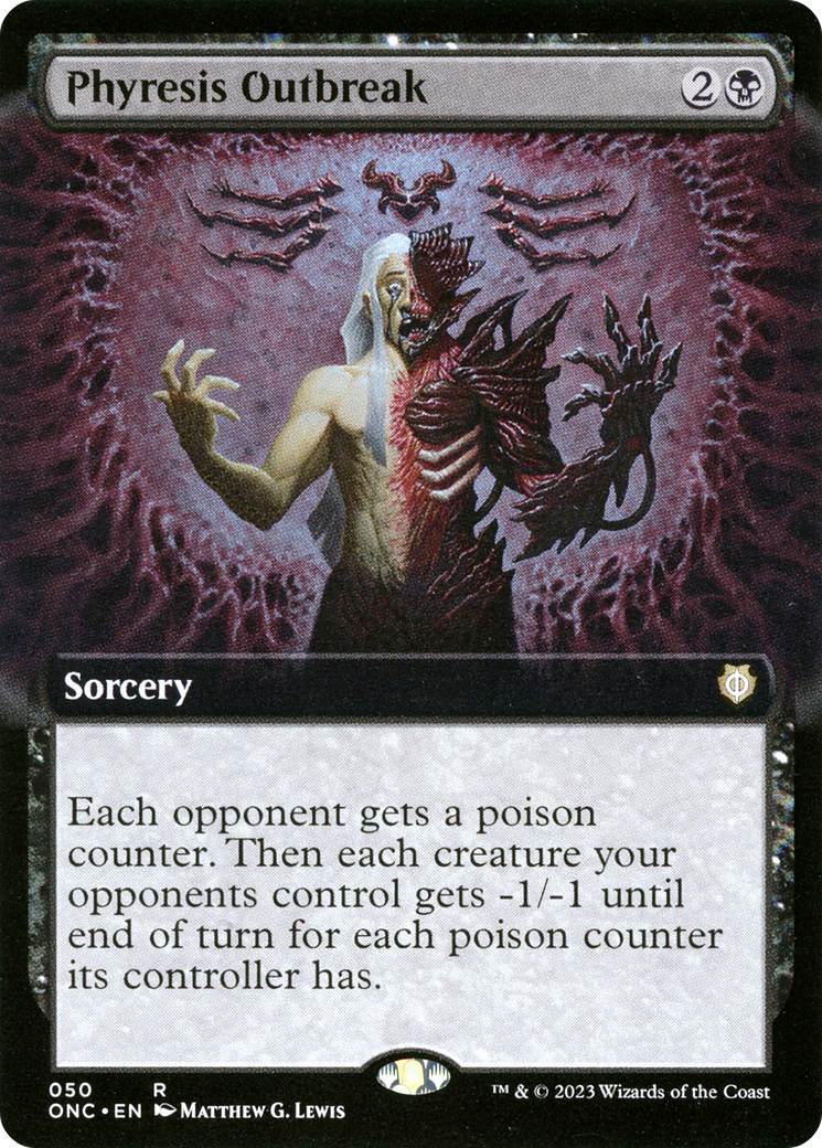 Phyresis Outbreak (Extended Art) [Phyrexia: All Will Be One Commander] | Odin's Place