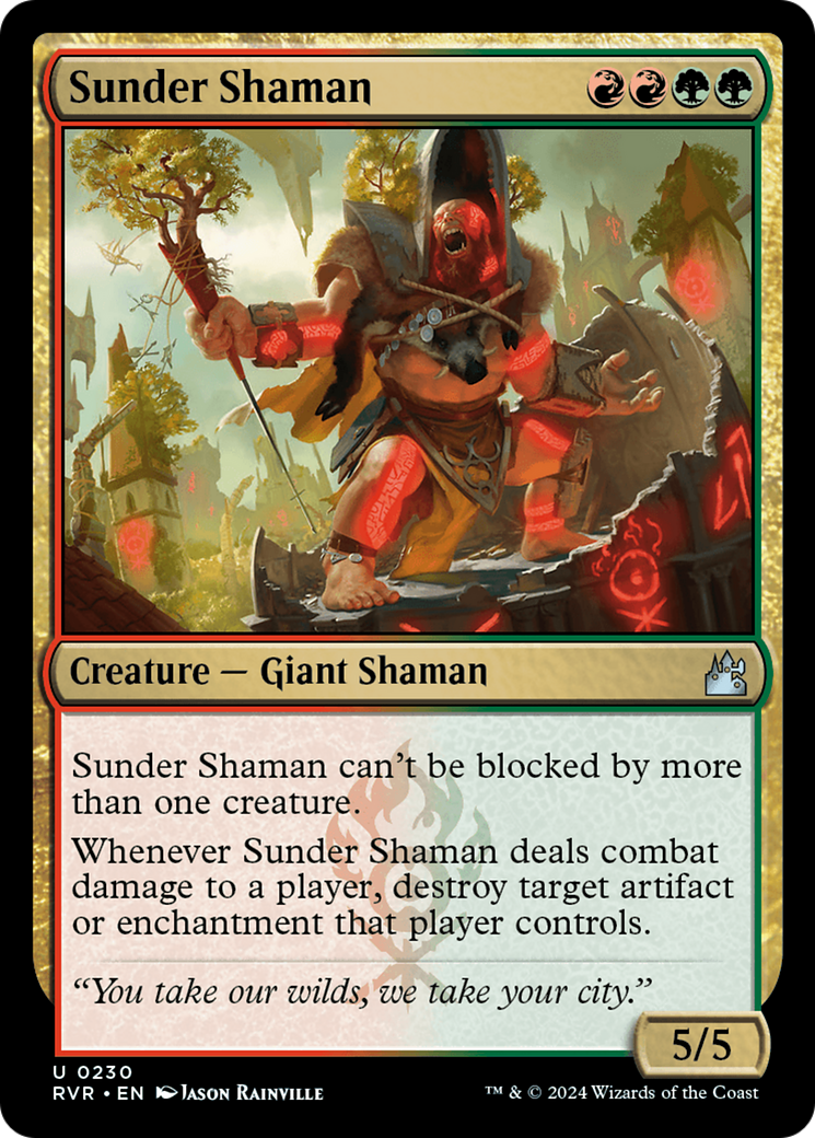 Sunder Shaman [Ravnica Remastered] | Odin's Place