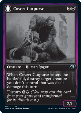 Covert Cutpurse // Covetous Geist [Innistrad: Double Feature] | Odin's Place