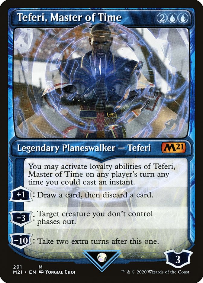 Teferi, Master of Time (Showcase) (291) [Core Set 2021] | Odin's Place