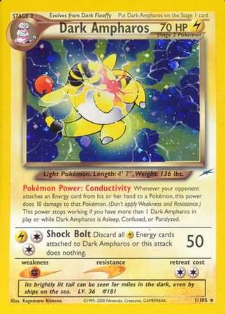 Dark Ampharos (1/105) [Neo Destiny Unlimited] | Odin's Place