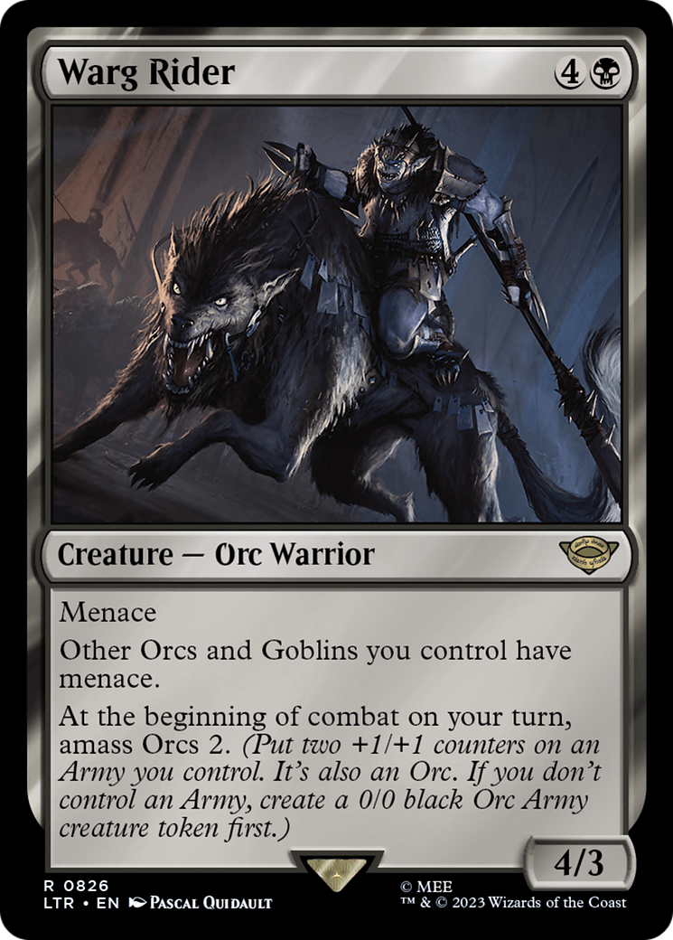 Warg Rider [The Lord of the Rings: Tales of Middle-Earth] | Odin's Place