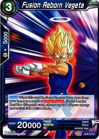 Fusion Reborn Vegeta (Starter Deck - Resurrected Fusion) (SD6-02) [Miraculous Revival] | Odin's Place
