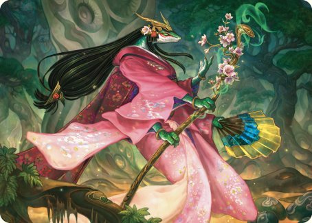 Sakiko, Mother of Summer Art Card [Commander Masters Art Series] | Odin's Place