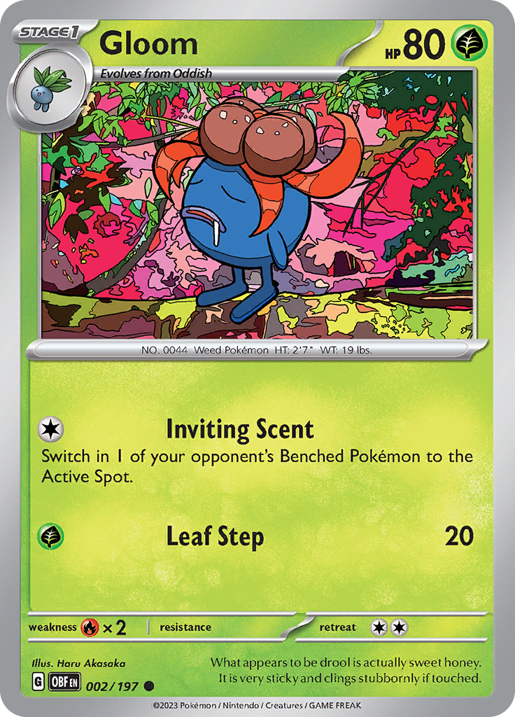 Gloom (002/197) [Scarlet & Violet: Obsidian Flames] | Odin's Place