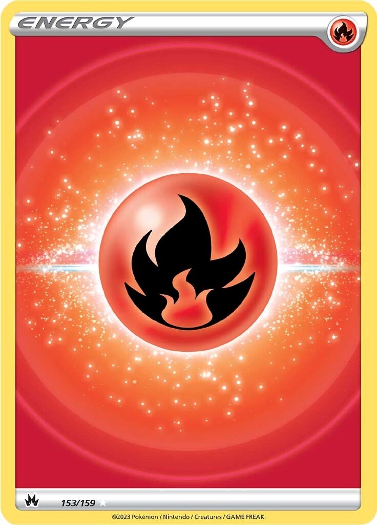 Fire Energy (153/159) (Texture Full Art) [Sword & Shield: Crown Zenith] | Odin's Place