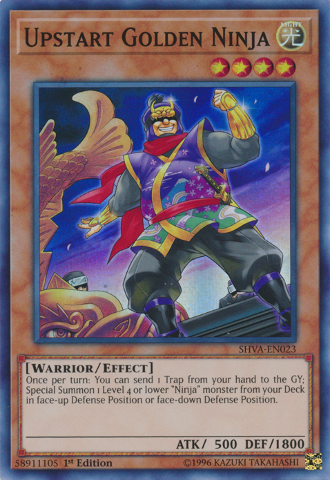 Upstart Golden Ninja [SHVA-EN023] Super Rare | Odin's Place