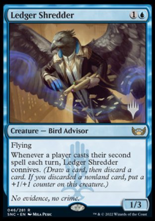 Ledger Shredder (Promo Pack) [Streets of New Capenna Promos] | Odin's Place