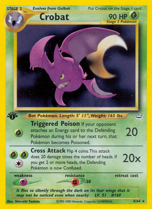 Crobat (4/64) [Neo Revelation 1st Edition] | Odin's Place