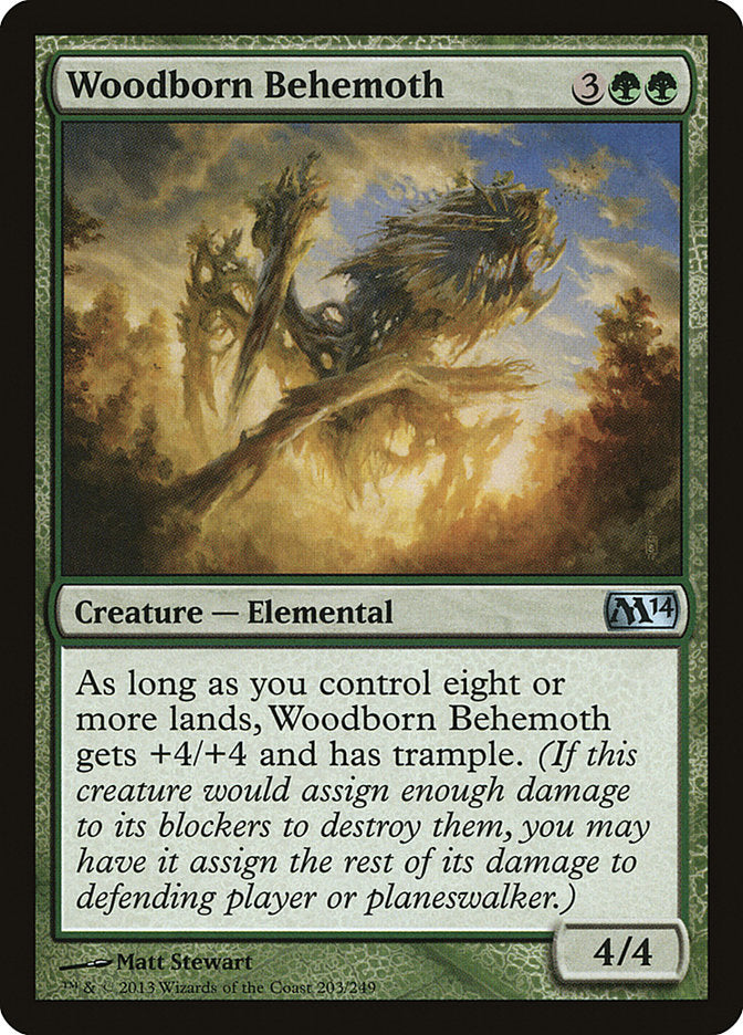 Woodborn Behemoth (203) [Magic 2014] | Odin's Place