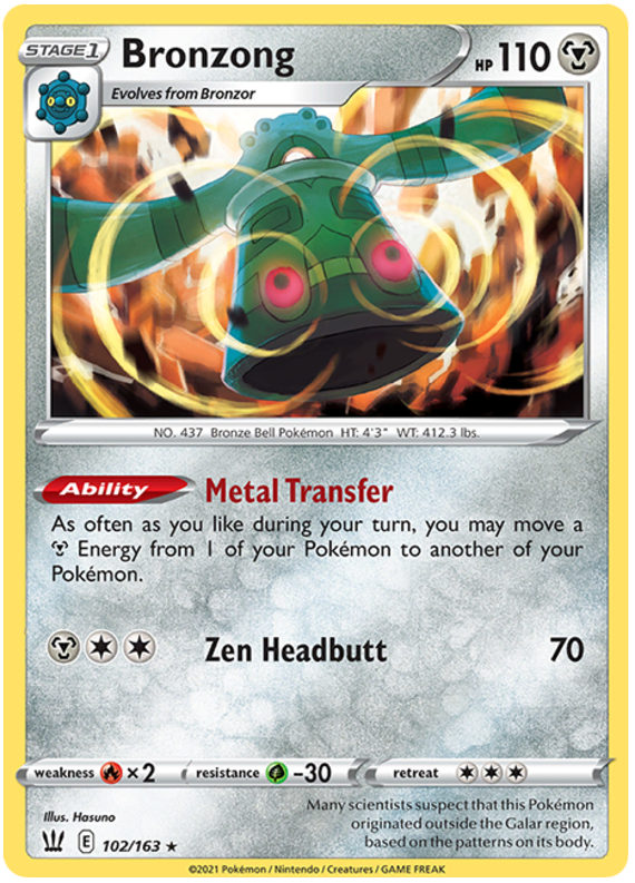 Bronzong (102/163) [Sword & Shield: Battle Styles] | Odin's Place