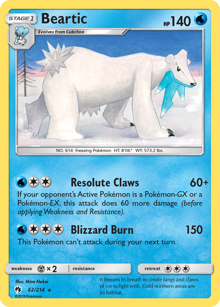 Beartic (62/214) [Sun & Moon: Lost Thunder] | Odin's Place