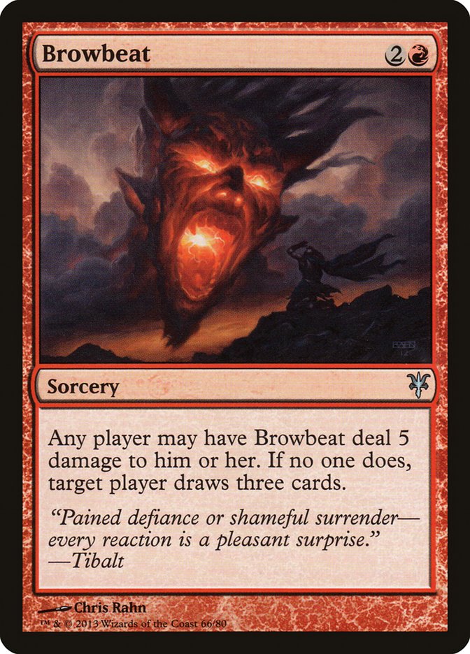 Browbeat (66) [Duel Decks: Sorin vs. Tibalt] | Odin's Place