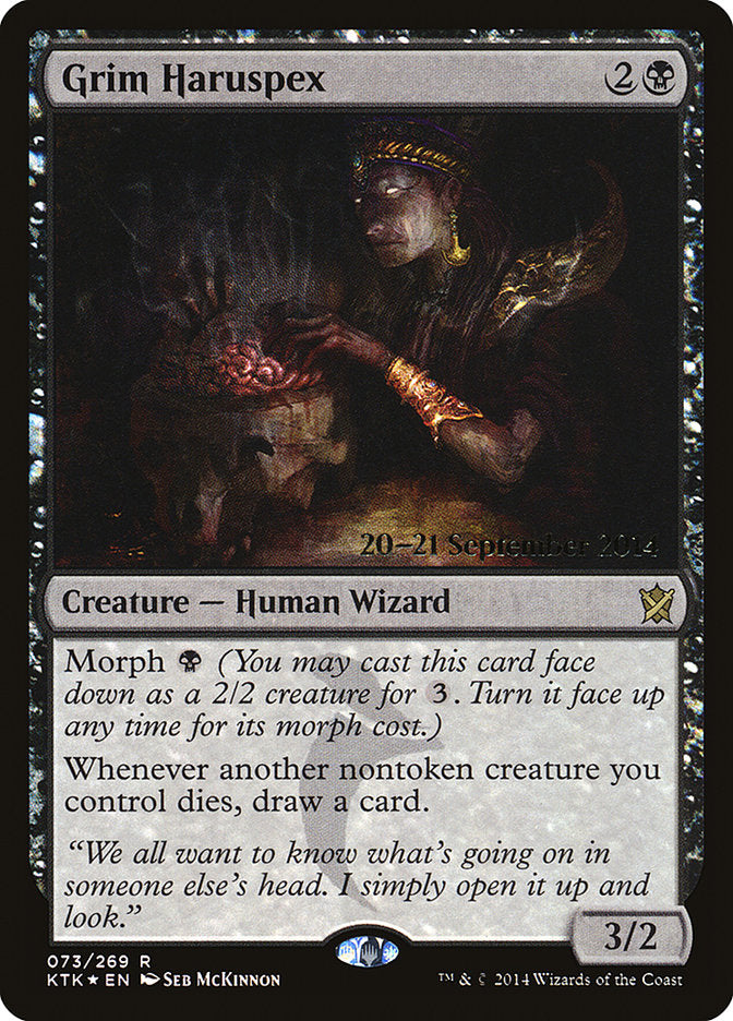 Grim Haruspex (73) [Khans of Tarkir Prerelease Promos] | Odin's Place