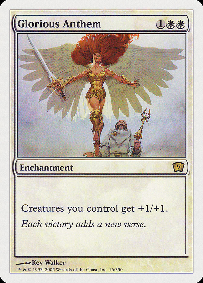 Glorious Anthem (16) [Ninth Edition] | Odin's Place