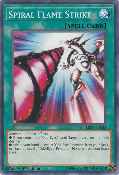 Spiral Flame Strike [LED6-EN055] Common | Odin's Place