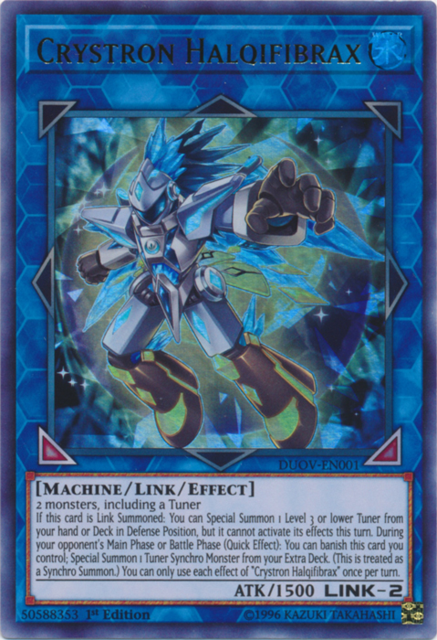 Crystron Halqifibrax [DUOV-EN001] Ultra Rare | Odin's Place