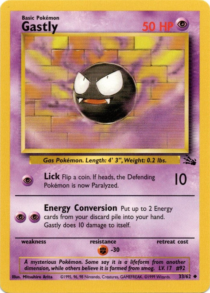 Gastly (33/62) [Fossil Unlimited] | Odin's Place