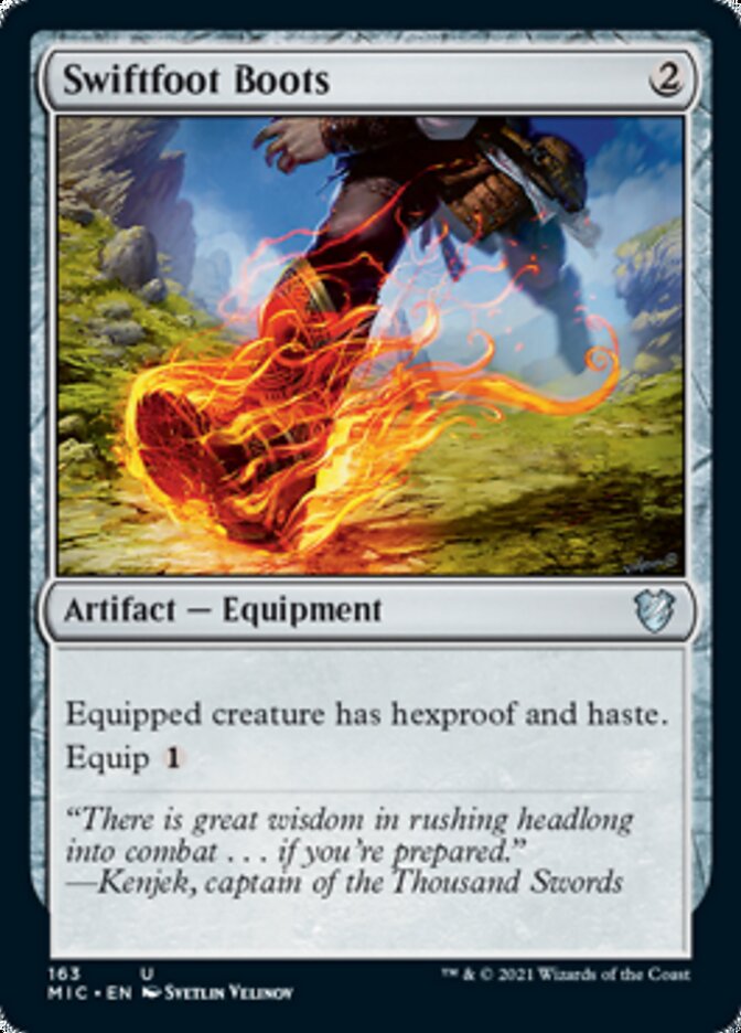Swiftfoot Boots [Innistrad: Midnight Hunt Commander] | Odin's Place