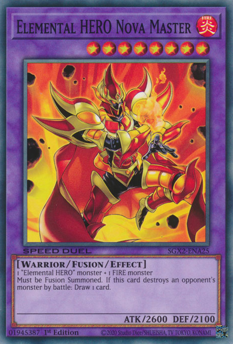 Elemental HERO Nova Master [SGX2-ENA25] Common | Odin's Place