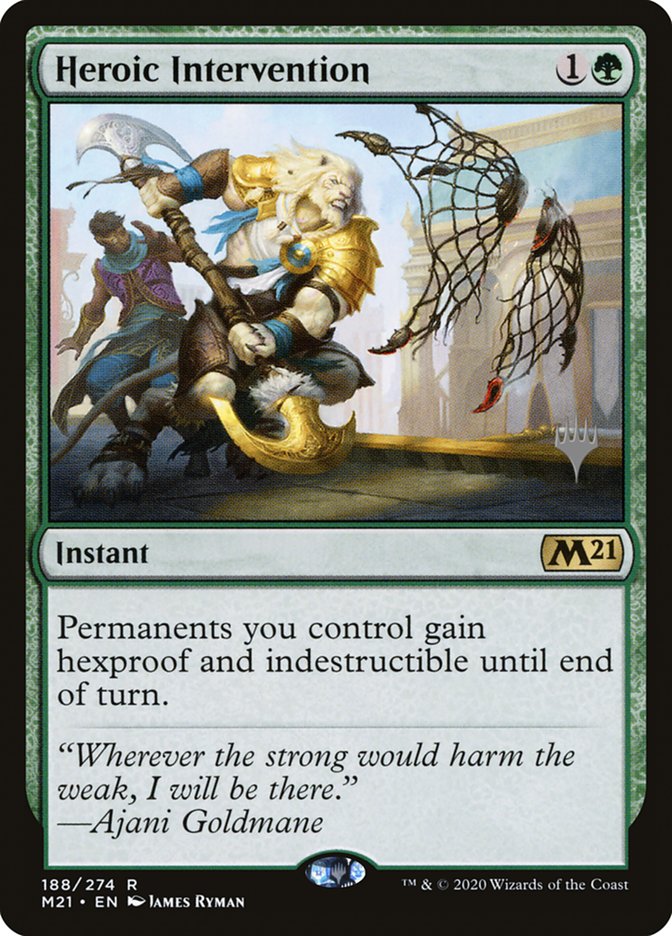 Heroic Intervention (Promo Pack) [Core Set 2021 Promos] | Odin's Place