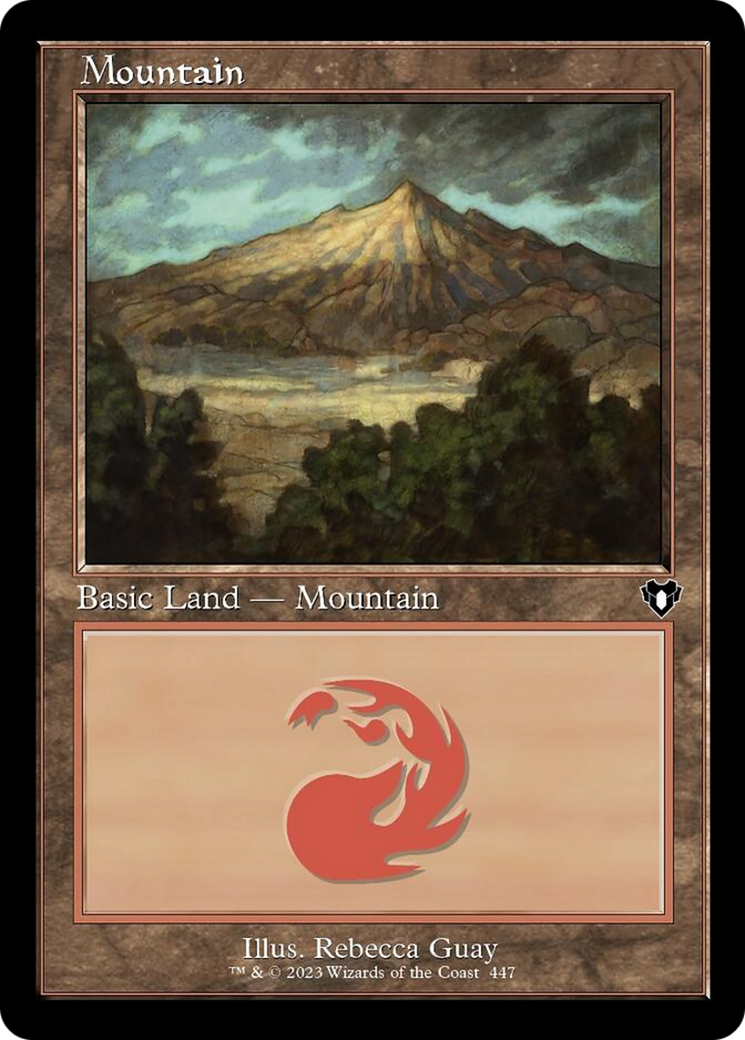 Mountain (447) (Retro) [Commander Masters] | Odin's Place