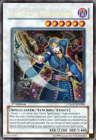 Tempest Magician [CSOC-EN088] Secret Rare | Odin's Place