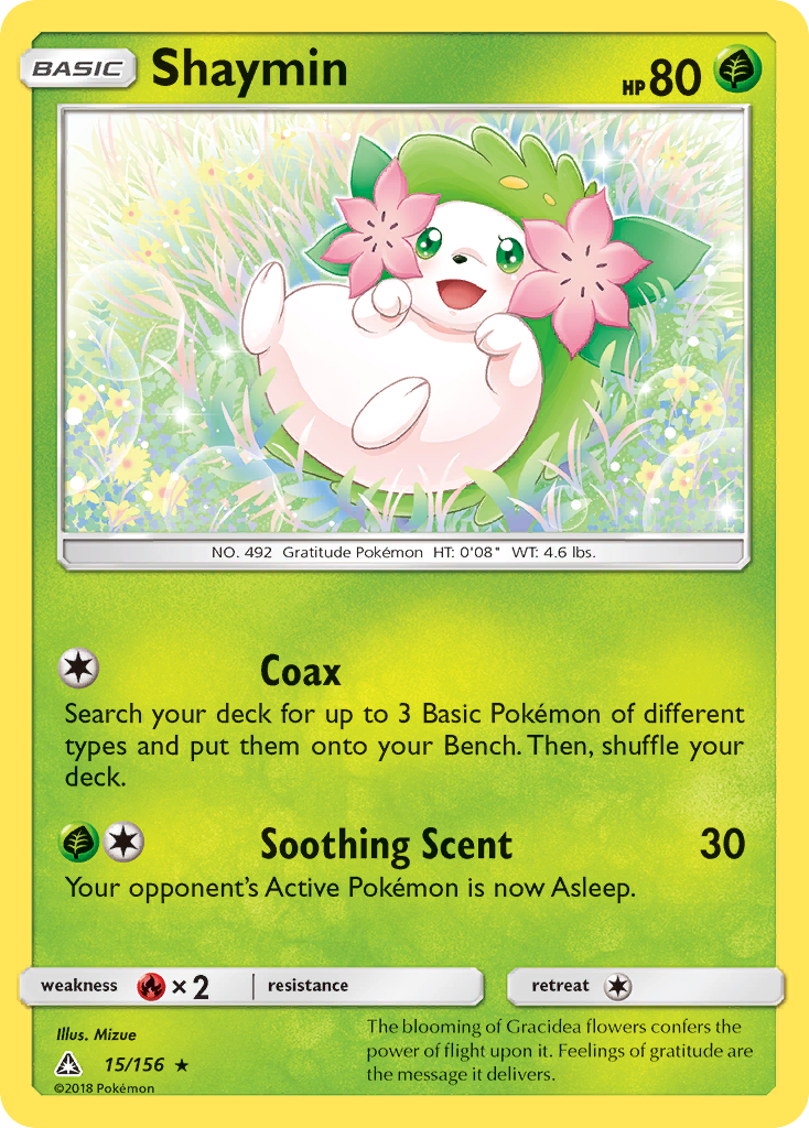 Shaymin (15/156) [Sun & Moon: Ultra Prism] | Odin's Place